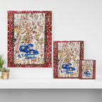 Vintage Persian Animal Rug Print Canvas Print Gallery Image 3