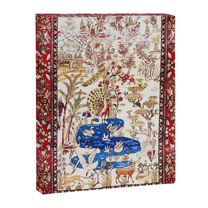 Vintage Persian Animal Rug Print Canvas Print Gallery Image 1