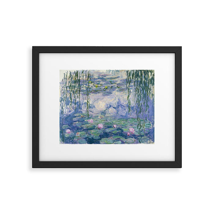 Water Lilies Claude Monet Fine Art Framed Art Print Gallery Image 1