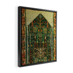 Weeping Willow Antique Bijar Persian Rug Print Framed Canvas Print Gallery Image 2