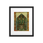 Weeping Willow Antique Bijar Persian Rug Print Framed Art Print Gallery Image 5