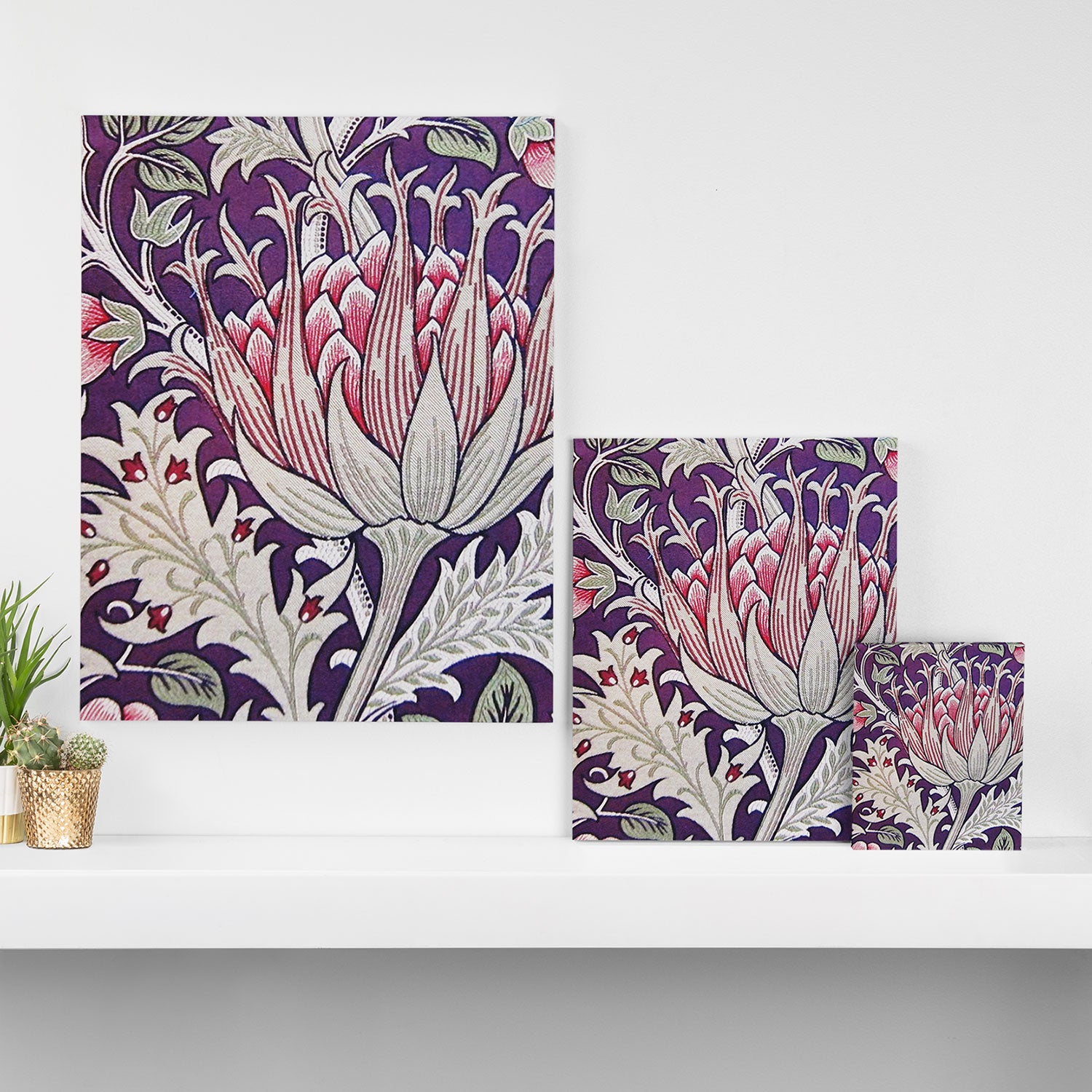 William Morris Artichoke Print Canvas Print Gallery Image 3