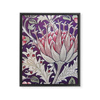 William Morris Artichoke Print Framed Canvas Print Gallery Image 3