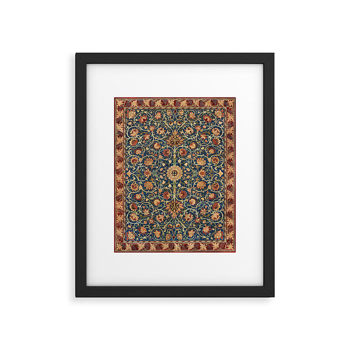 William Morris Floral Carpet Print Framed Art Print Gallery Image 1