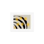 Yellow Gray Abstract Vector Art Digital Painting Art Print Gallery Image 1