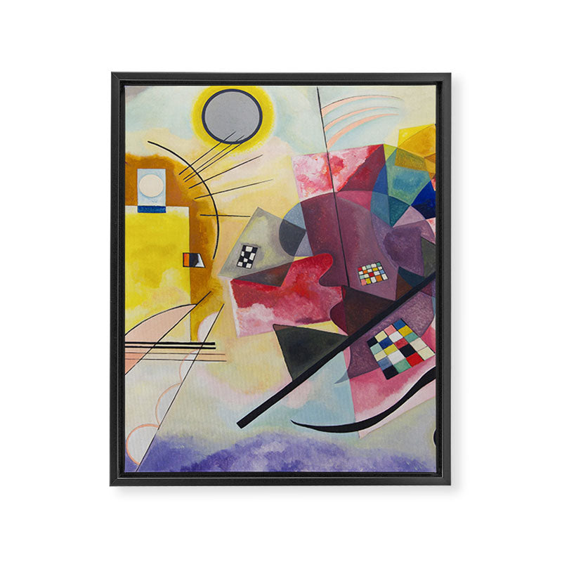 Yellow Red Blue Wassily Kandinsky 1925 Framed Canvas Print Gallery Image 3