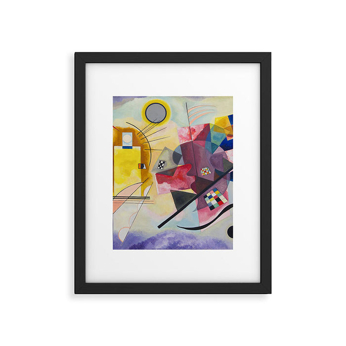 Yellow Red Blue Wassily Kandinsky 1925 Framed Art Print Gallery Image 1