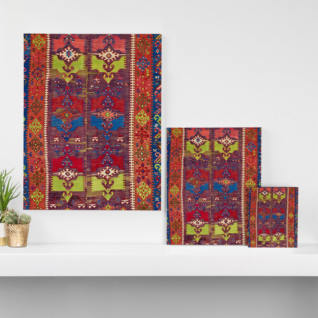 Yesilova Nigde Province Central Anatolian Kilim Print Canvas Print Gallery Image 3