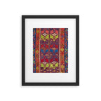 Yesilova Nigde Province Central Anatolian Kilim Print Framed Art Print Gallery Image 5