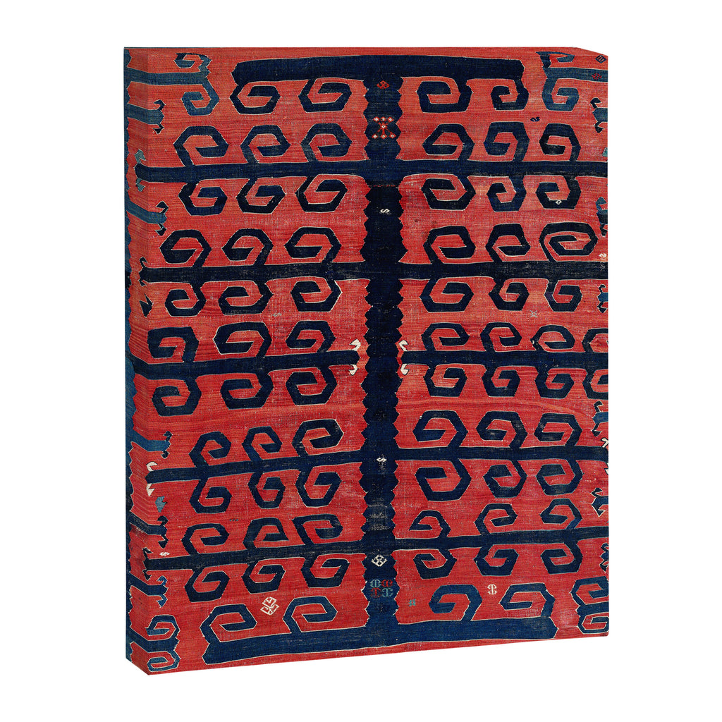 Yüncü  Antique Balikesir Turkish Kilim Print Canvas Print Gallery Image 3