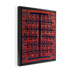 Yüncü  Antique Balikesir Turkish Kilim Print Framed Canvas Print Gallery Image 2