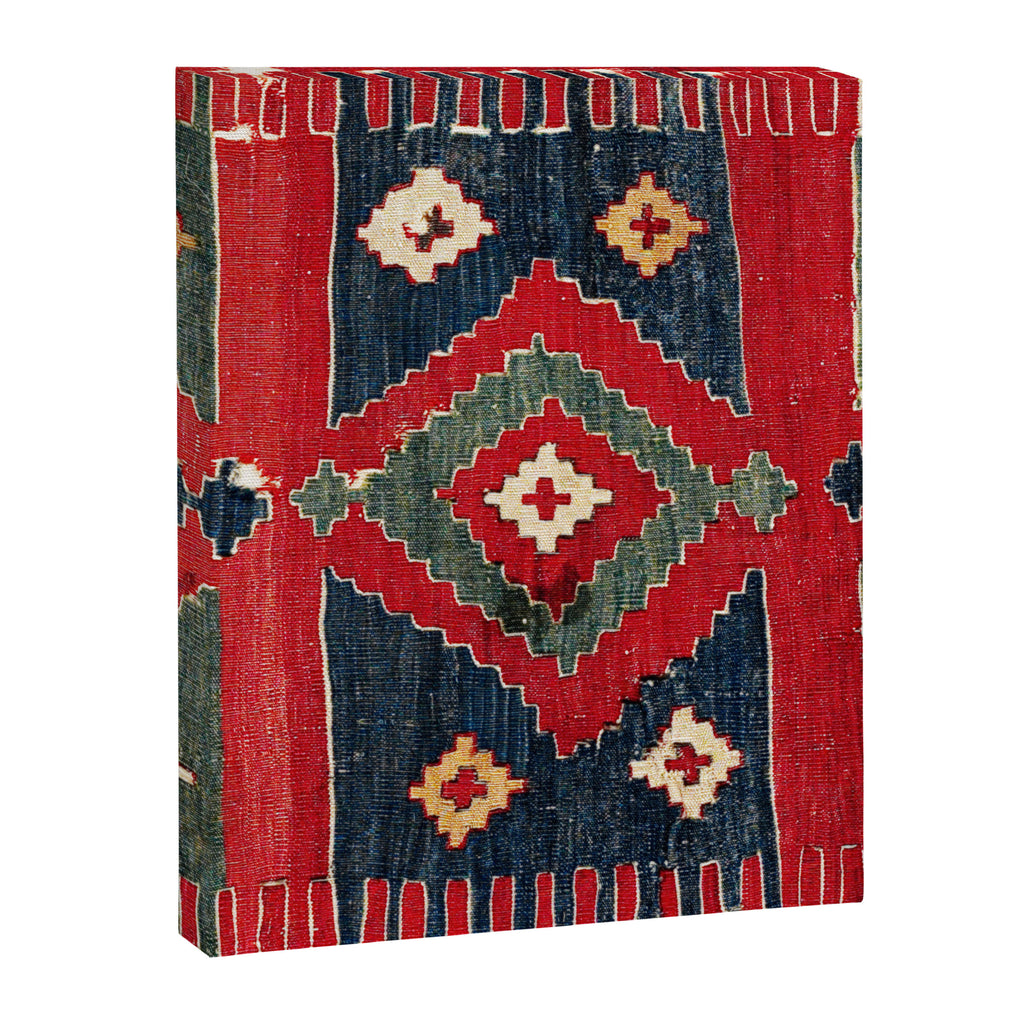 Yüncü  Antique Balikesir Turkish Kilim Print Canvas Print Gallery Image 3