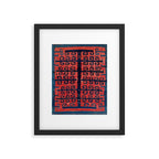 Yüncü  Antique Balikesir Turkish Kilim Print Framed Art Print Gallery Image 5