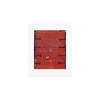 Yüncü  Antique Balikesir Turkish Pile Rug Print Art Print Gallery Image 1