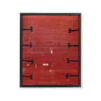 Yüncü  Antique Balikesir Turkish Pile Rug Print Framed Canvas Print Gallery Image 3
