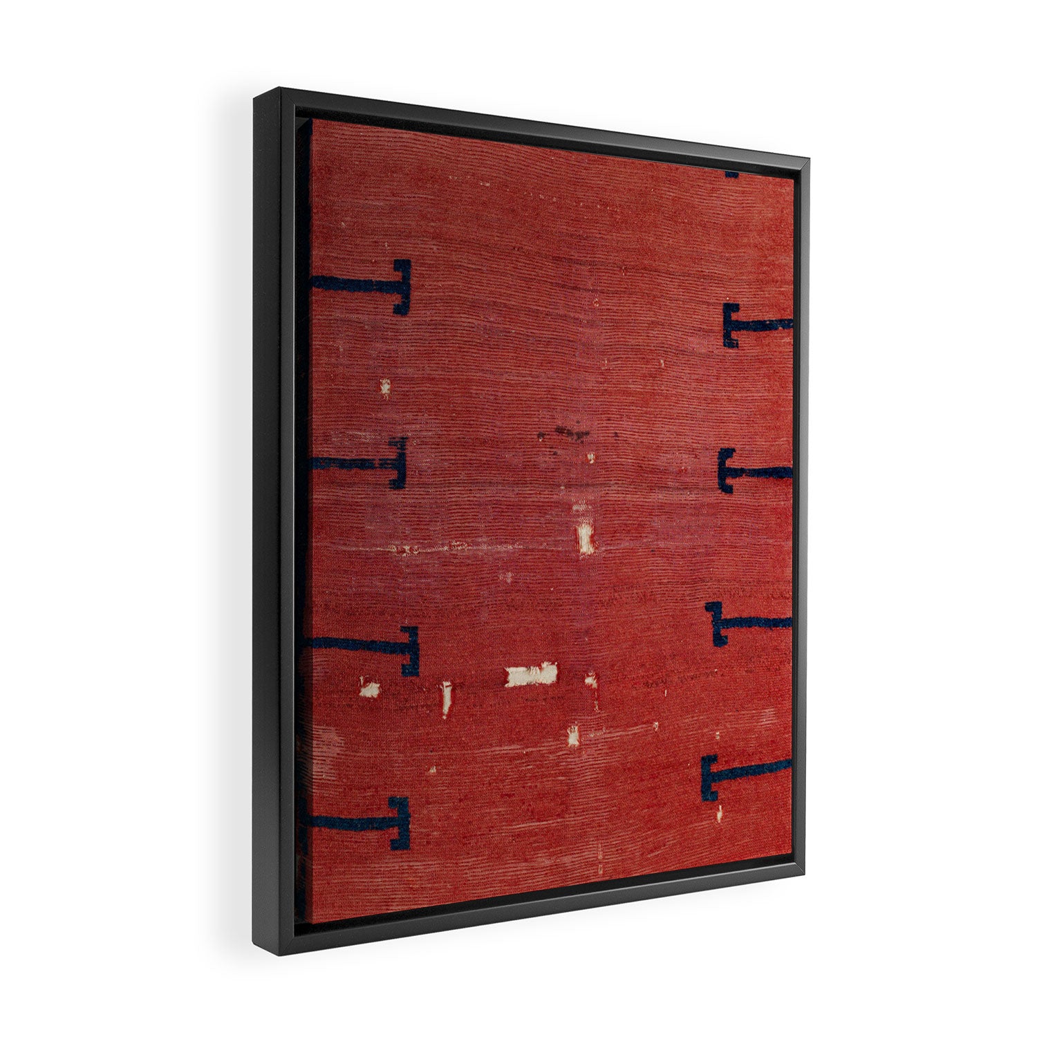 Yüncü  Antique Balikesir Turkish Pile Rug Print Framed Canvas Print Gallery Image 2