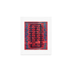 Yüncü  Antique Turkish Balikesir Kilim Rug Print Art Print Gallery Image 1