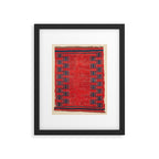 Yüncü Balikesir Northwest Anatolian Kilim Print Framed Art Print Gallery Image 5