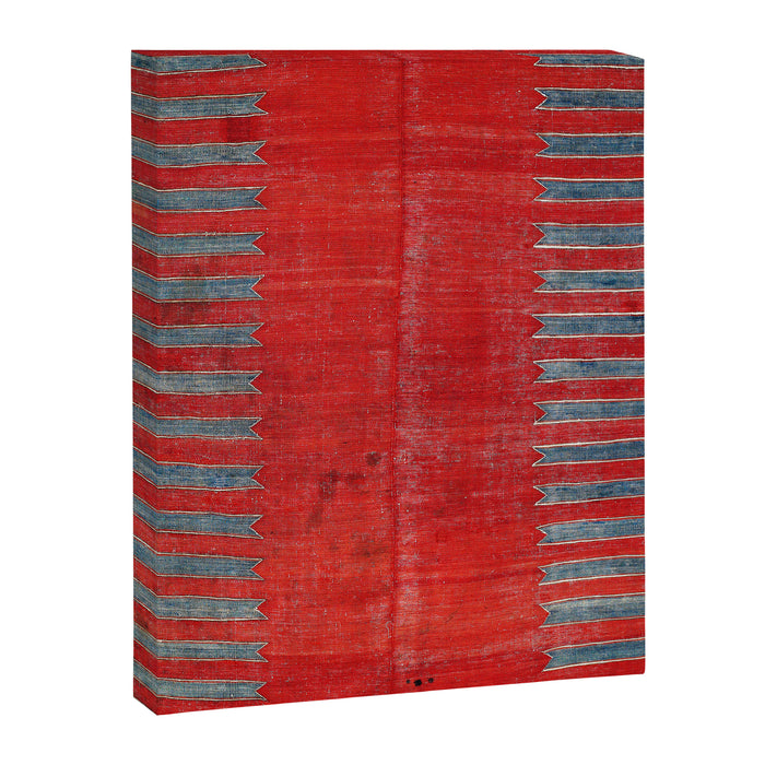 Yürük  Antique Manisa West Anatolian Kilim Print Canvas Print Gallery Image 1