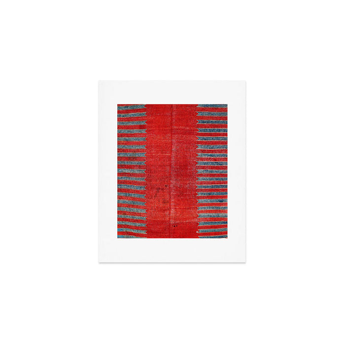 Yürük  Antique Manisa West Anatolian Kilim Print Art Print Gallery Image 1