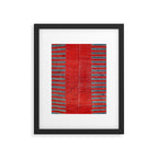 Yürük  Antique Manisa West Anatolian Kilim Print Framed Art Print Gallery Image 5