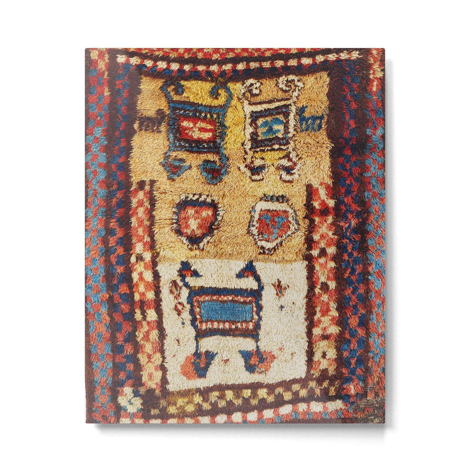 Zakatale Central Caucasus Sleeping Rug Print Metal Print Gallery Image 4