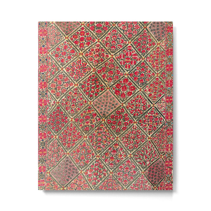 Zarafshan Suzani Uzbekistan Embroidery Print Metal Print Gallery Image 1