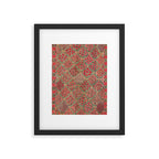 Zarafshan Suzani Uzbekistan Embroidery Print Framed Art Print Gallery Image 4