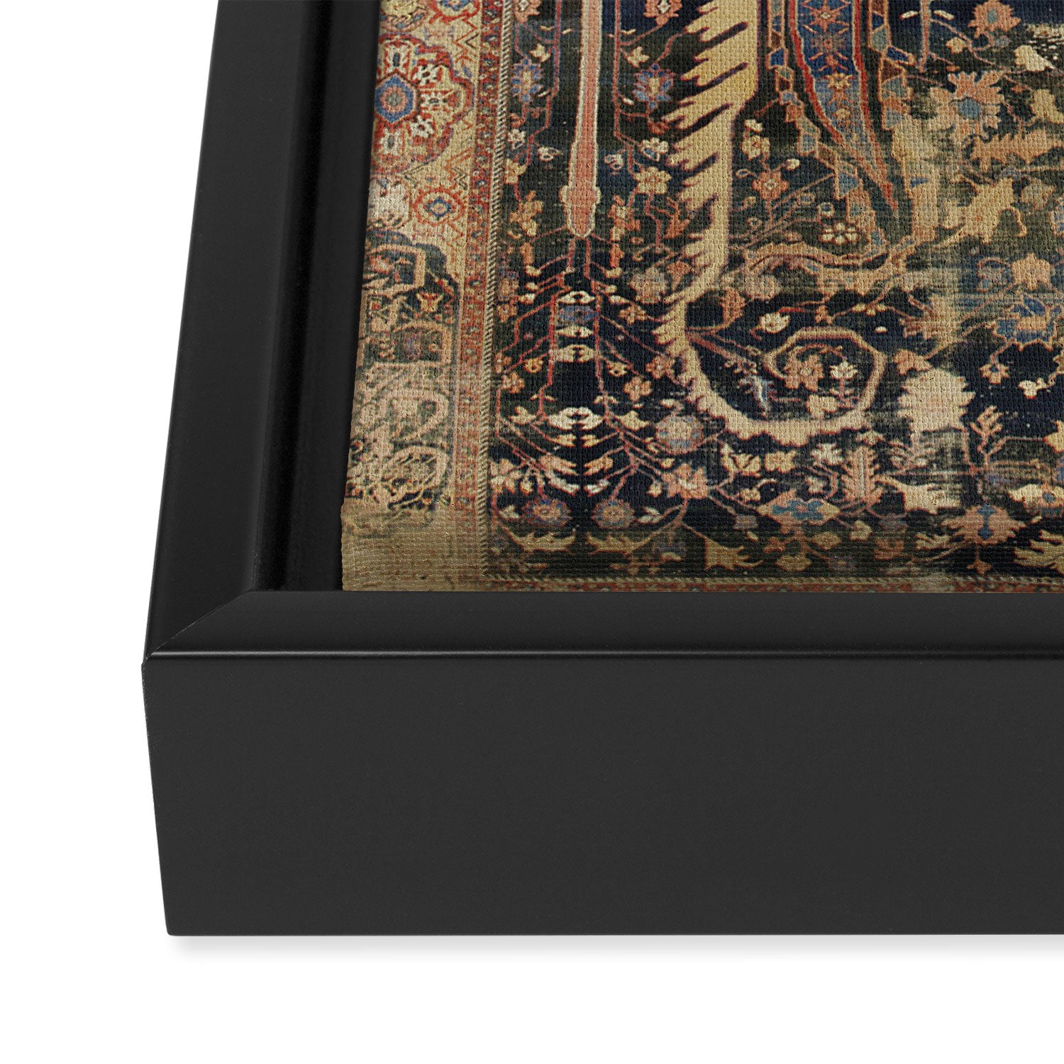 Ziegler Sultanabad West Persian Rug Print Framed Canvas Print Gallery Image 3