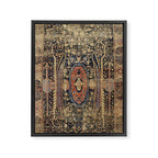 Ziegler Sultanabad West Persian Rug Print Framed Canvas Print Gallery Image 6