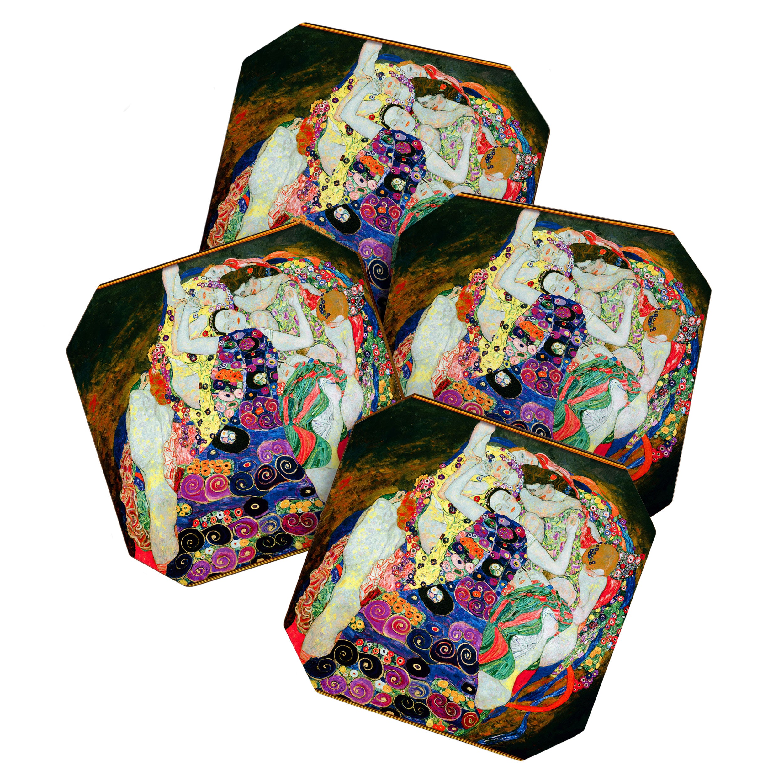 Art Nouveau Ladies - Gustav Klimt Coaster Gallery Image 1