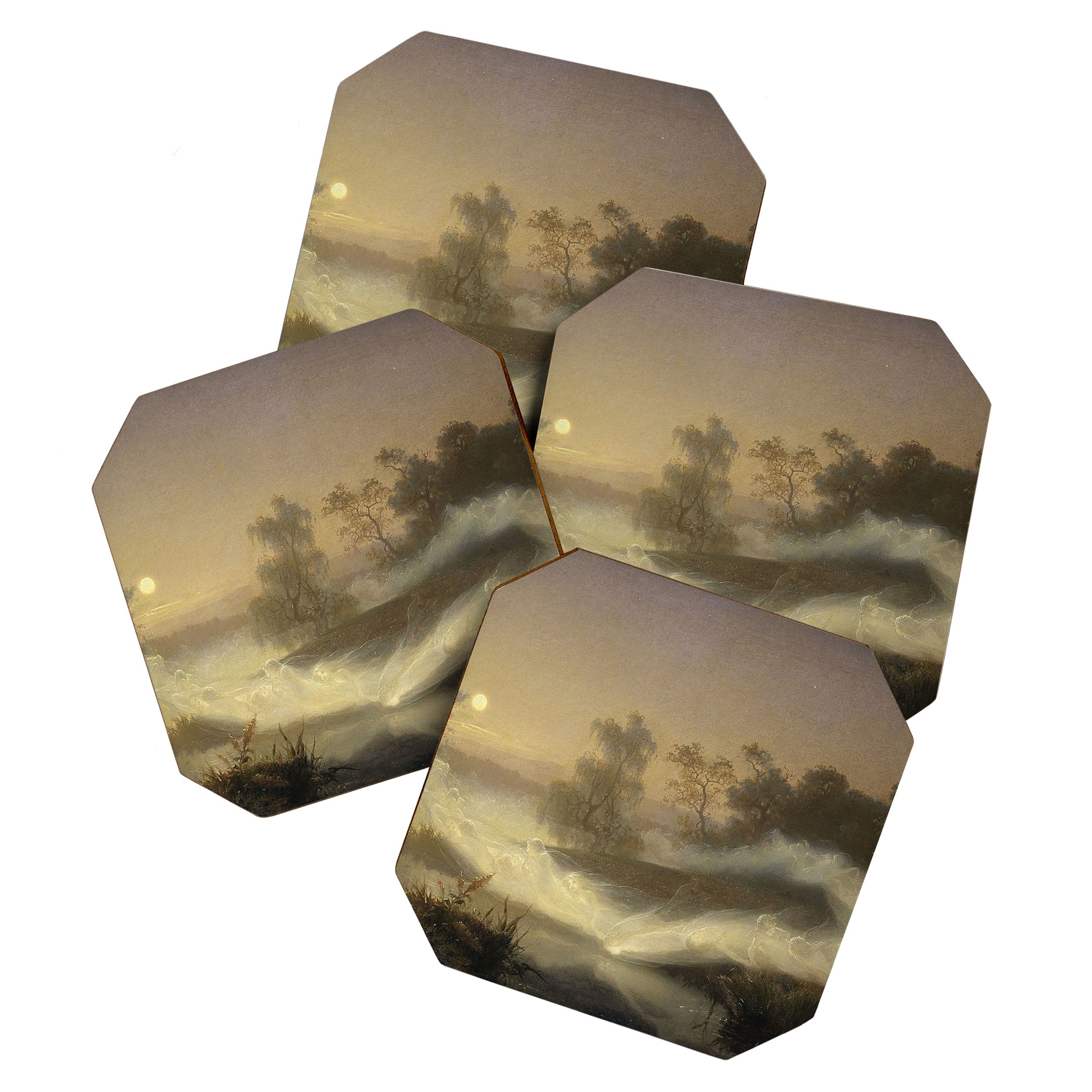 Dancing Fairies - August Malmström  Coaster Gallery Image 1