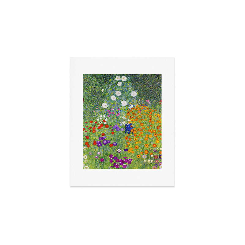 Flower Garden - Gustav Klimt Art Print Gallery Image 1