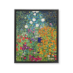 Gustav Klimt Flower Garden 2 Framed Canvas Print Gallery Image 8