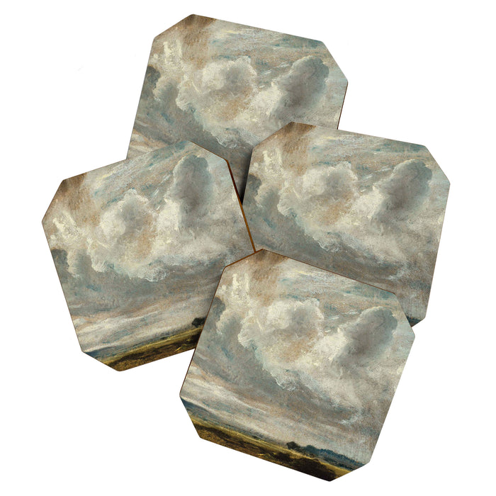 Landscape with clouds by John Constable Coaster Gallery Image 1