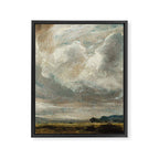 Landscape with clouds by John Constable Framed Canvas Print Gallery Image 6