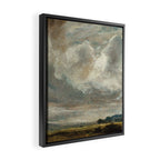 Landscape with clouds by John Constable Framed Canvas Print Gallery Image 2