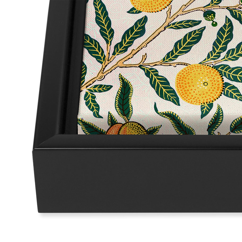 Lemon tree pattern vintage William Morris print Framed Canvas Print Gallery Image 3
