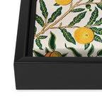 Lemon tree pattern vintage William Morris print Framed Canvas Print Gallery Image 3