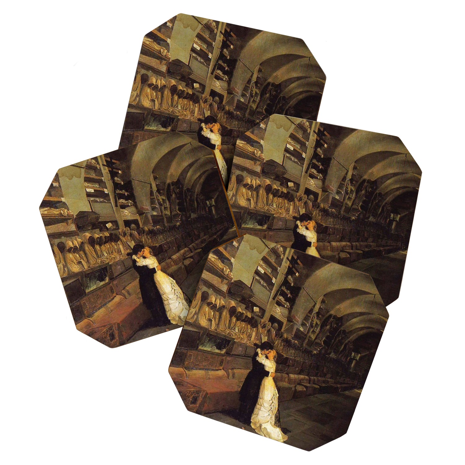  Love and Death Amore e morte - Calcedonio Reina Coaster Gallery Image 1