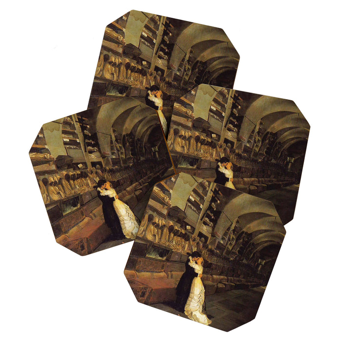  Love and Death Amore e morte - Calcedonio Reina Coaster Gallery Image 1
