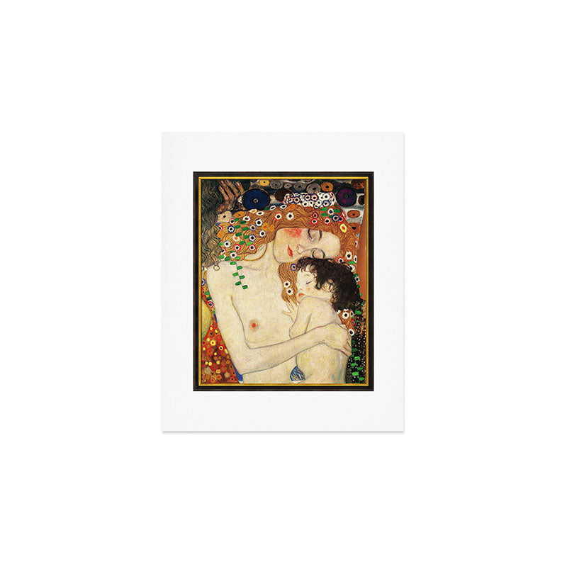 Mother and Baby - Gustav Klimt Art Print Gallery Image 1
