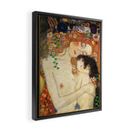 Mother and Baby - Gustav Klimt Framed Canvas Print Gallery Image 2
