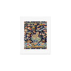 Oriental Tiger vintage embroidery tapestry Art Print Gallery Image 1