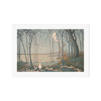 Rabbit in the forest Art Print Gallery Image 1
