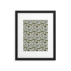 Reptiles vintage pattern Framed Art Print Gallery Image 6