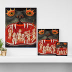The mouth of Hell medieval art Canvas Print Gallery Image 3