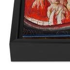 The mouth of Hell medieval art Framed Canvas Print Gallery Image 3