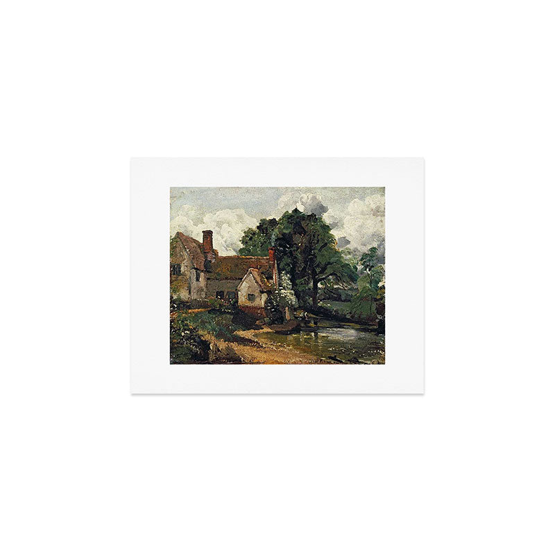 Vintage painting of a house by John Constable Art Print Gallery Image 1