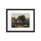 Vintage painting of a house by John Constable Framed Art Print Gallery Image 5